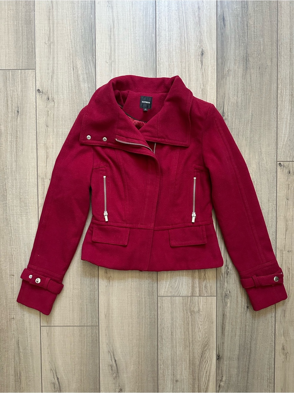 Express Women's Red Coat